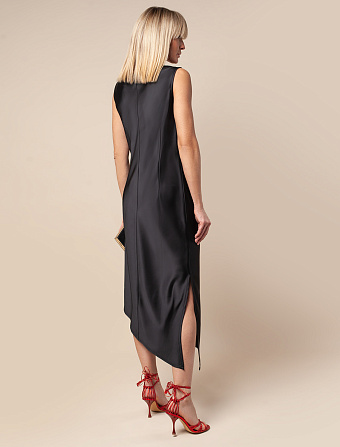 картинка Платье женское черный магазин Одежда+ являющийся официальным дистрибьютором в России 